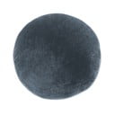 Tamnoplavi ukrasni jastuk od mikrovlakana Tiseco Home Studio Marshmallow, ø 40 cm