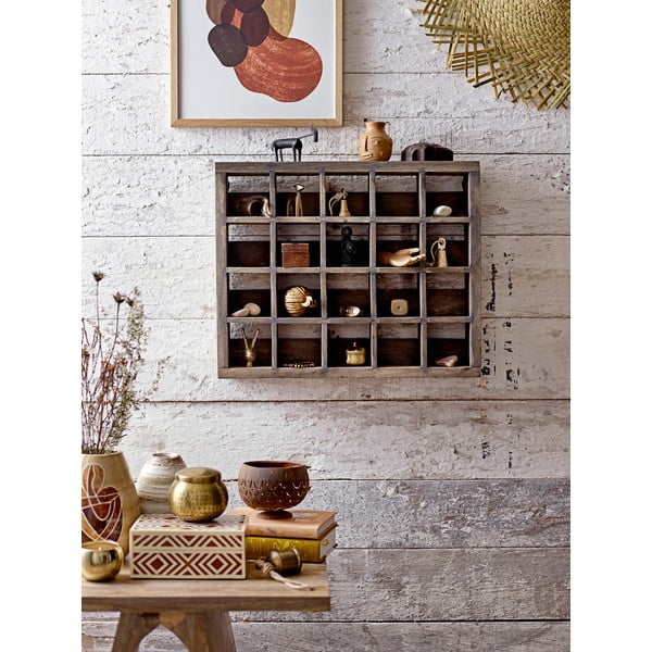 Smeđa dekorativna drvena kutija za pohranu 6,5x4,5x4 cm Cemile – Bloomingville-image-3