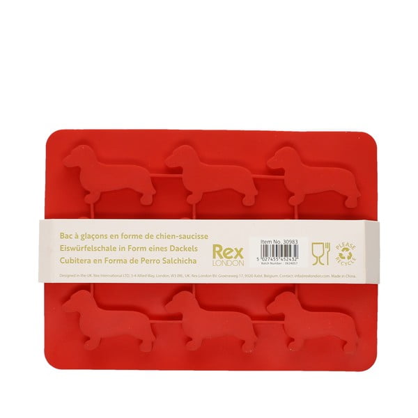Silikonski kalup za kocke leda Sausage Dog – Rex London-image-2