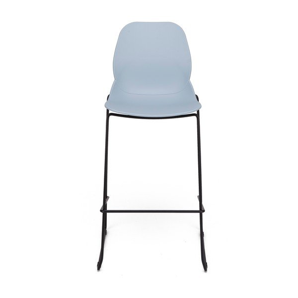 Set od 4 svijetloplave Marckeric Greta barske stolice-image-2