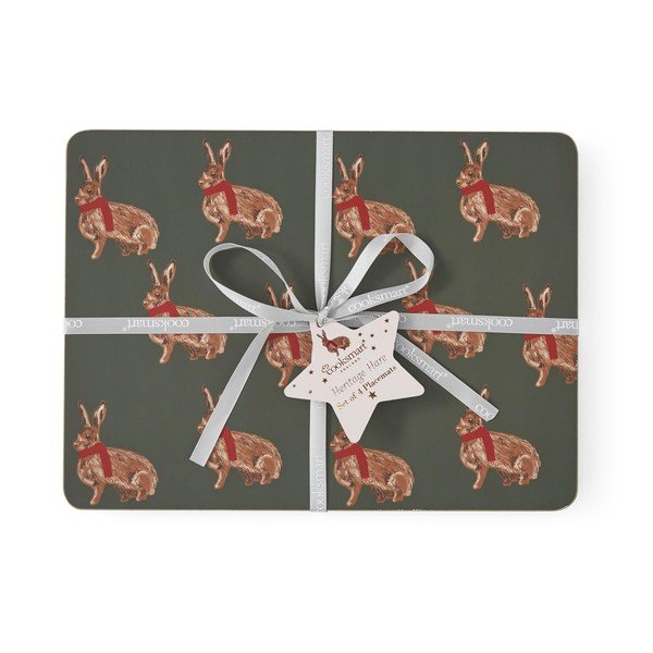 Pluteni podmetač 4 kom 21,5x29 cm Heritage Hare – Cooksmart ®