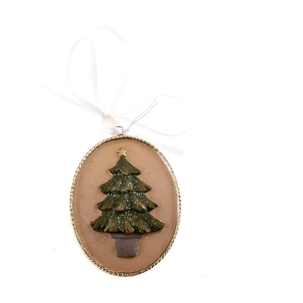 Viseći ukras s motivom božićnog drvca Dakls, duljine 5,5 cm