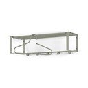 Prljavo zelena metalna zidna vješalica s policom 70 cm Rex – Spinder Design