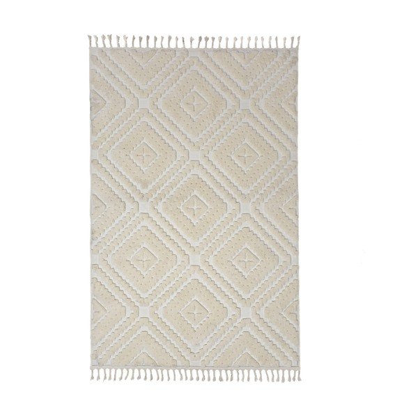 Krem tepih 133x190 cm Diomara – Flair Rugs