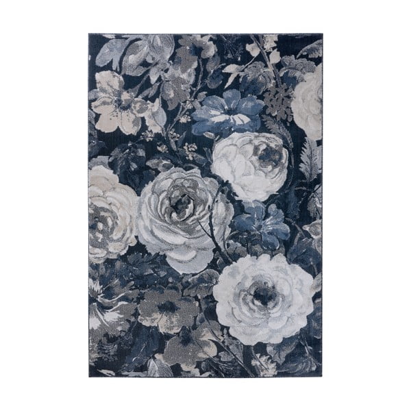 Tamnoplavi tepih Mint Rugs Peony, 200 x 290 cm