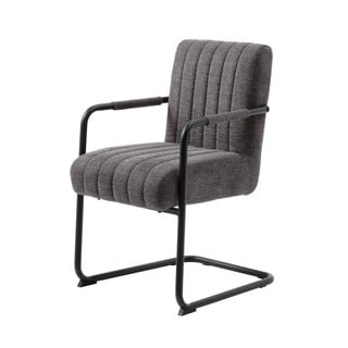 Tamno siva blagovaonska stolica Trout – Unique Furniture