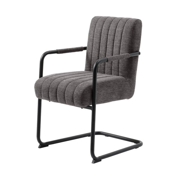 Tamno siva blagovaonska stolica Trout – Unique Furniture