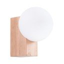 Bijela/u prirodnoj boji zidna lampa ø 12 cm Solum – Sollux