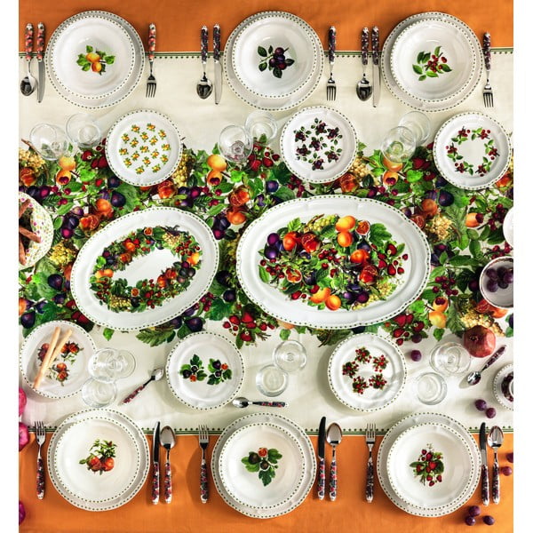 18-dijelni set porculanskih tanjura Brandani Le Primizie-image-1