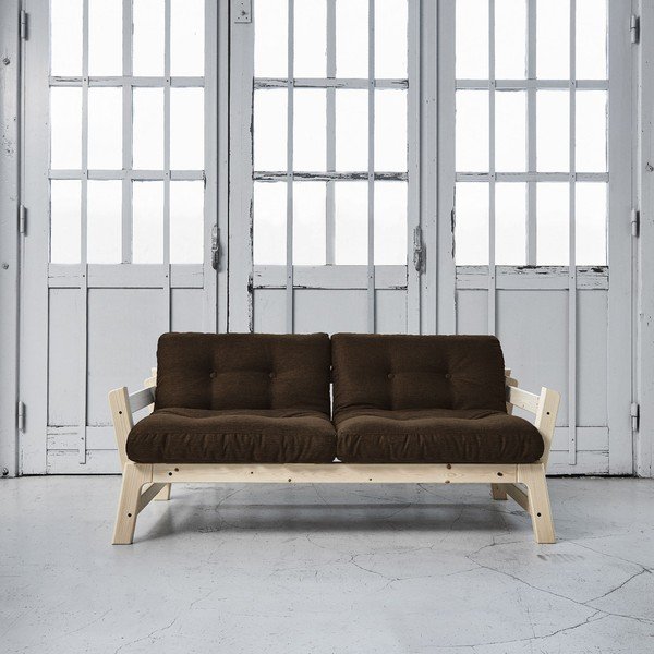 Sofa na razvlačenje Karup Step Natural / Choco Brown-image-1