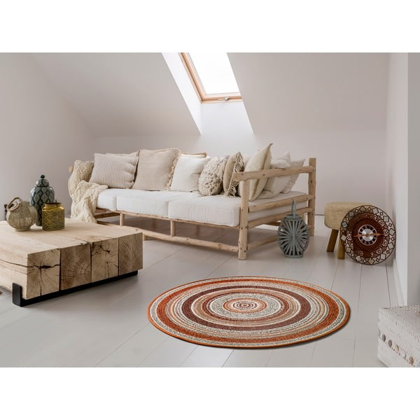 Narančasti vanjski tepih Universal Verdi, ⌀ 120 cm-image-1