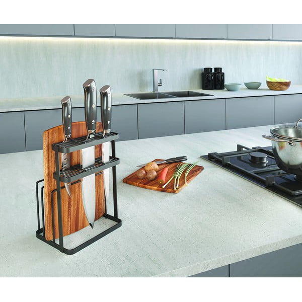 Stalak za kuhinjsko posuđe od nehrđajućeg čelika Tokyo Lava - Metaltex-image-3