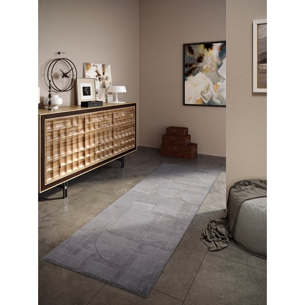 Siva ručno rađena vunenia staza 80x250 cm Alexis – Villeroy&Boch-image-1