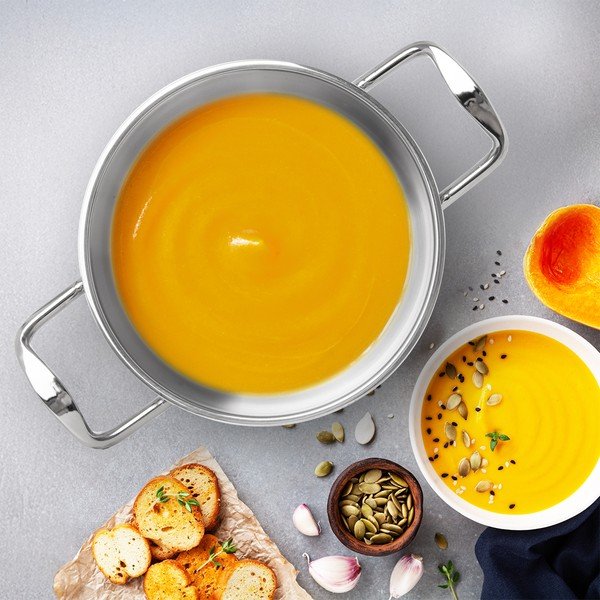 Lonac od nehrđajućeg čelika s poklopcem 3 l Venice – Orion-image-2