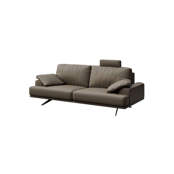 Svjetlo smeđa kožna sofa 220 cm Prado – MESONICA-image-2