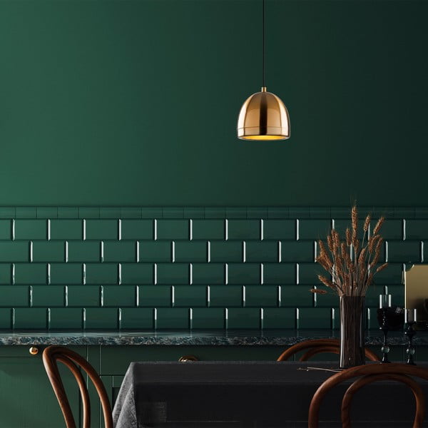 Viseća svjetiljka u brončanoj boji s metalnim sjenilom ø 17 cm Mugo – Opviq lights-image-2