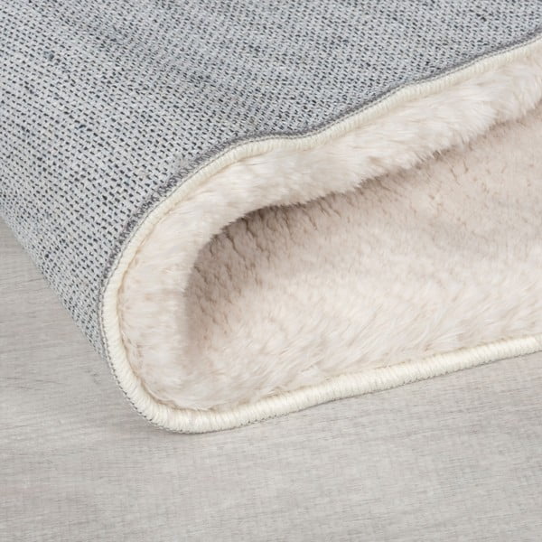 Krem sintetičko krzno 160x230 cm Faroe Wool Look Fur – Flair Rugs-image-2