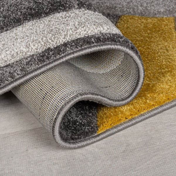 Oker žuta/siva staza 60x230 cm Elude Orb – Flair Rugs-image-2