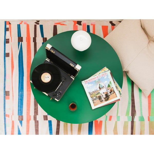 Tamno zeleni okrugao stolić za kavu ø 100 cm Pausa – Really Nice Things-image-2