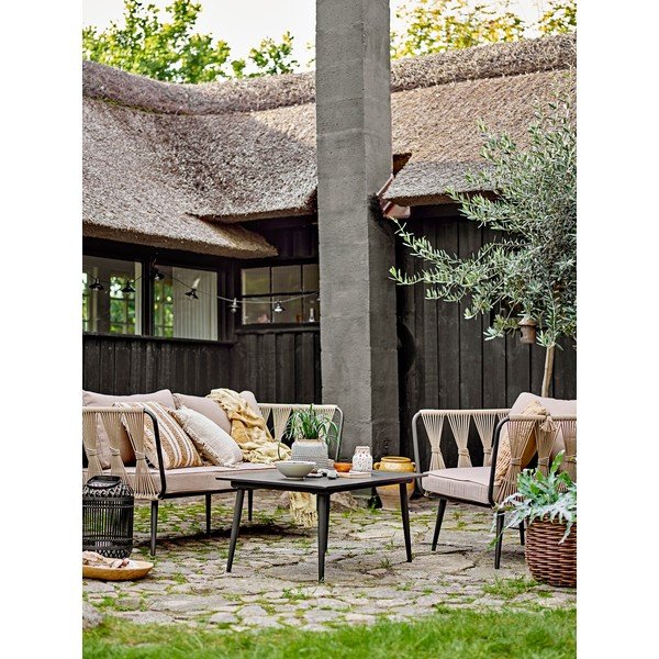 Bež vrtna sofa Pavone – Bloomingville-image-1