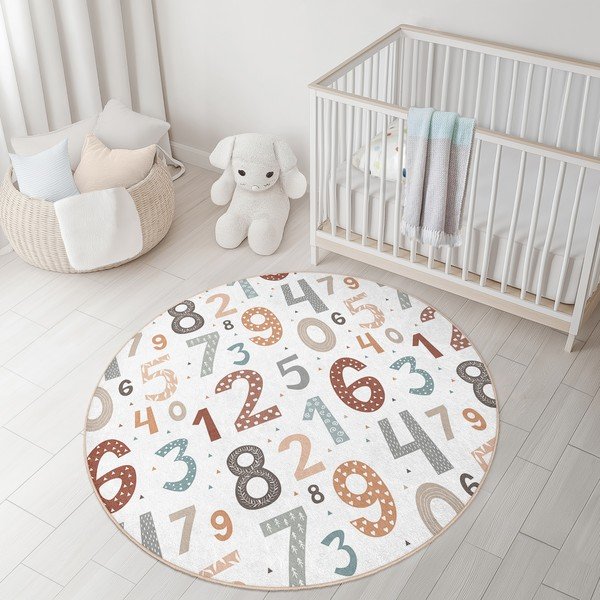 Periv dječji tepih za igru ø120 cm Happy Numbers – Mila Home-image-3