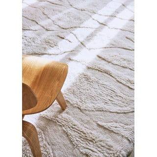 Bijeli periv/ručno rađen vunen tepih 170x240 cm Enkang Ivory – Lorena Canals
