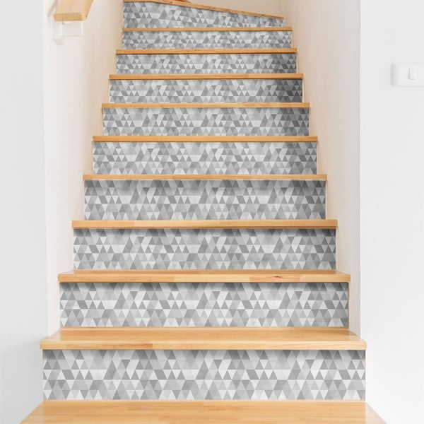 Set od 2 naljepnice za stepenice Ambiance Stairs Stickers Hege, 15 x 105 cm
