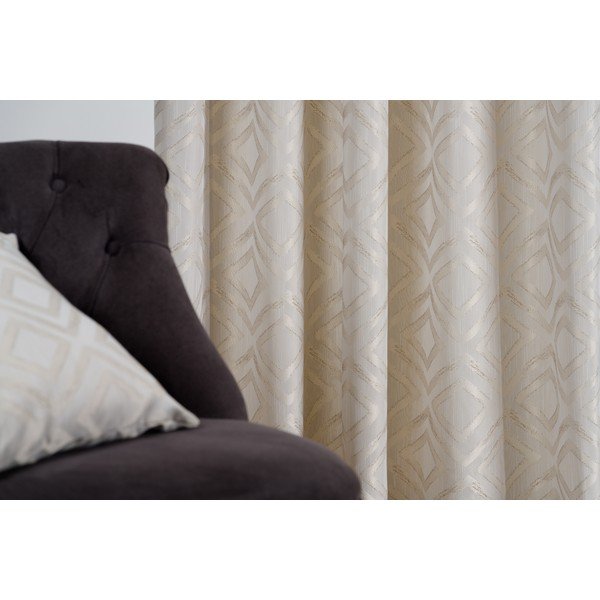 Krem zavjesa 140x245 cm Giuseppe – Mendola Fabrics-image-1