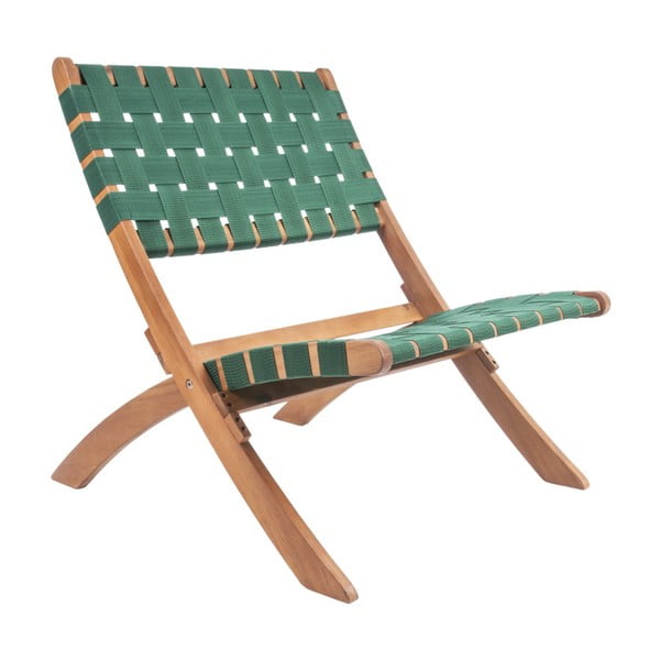 Stolica od zelenog bagremovog drveta s najlonskom presvlakom Leitmotiv Weave
