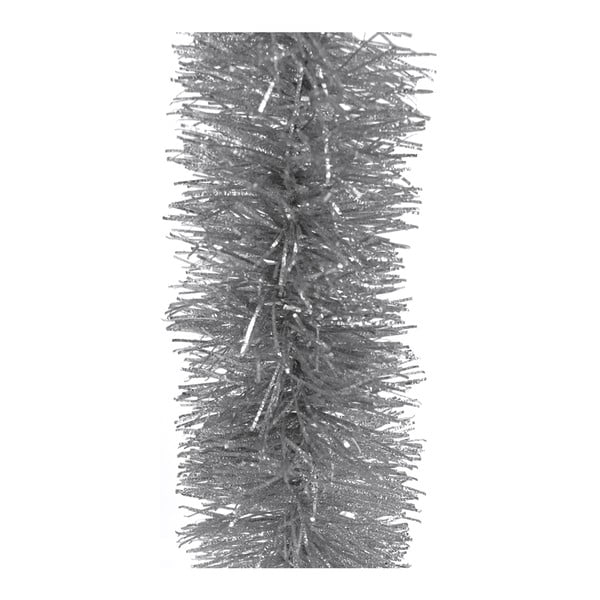 Božićni vijenac u srebrnoj boji Unimasa Navidad, dužine 180 cm