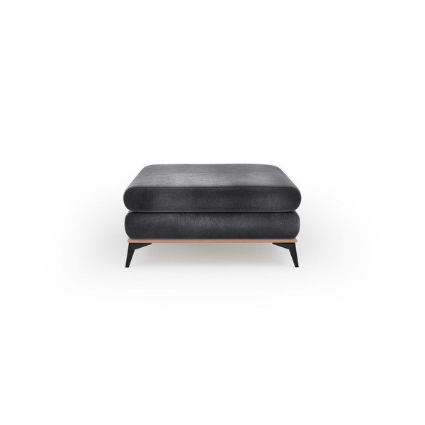 Tamno sivi puf s baršunastim navlakom Windsor & Co Sofas Astre-image-2