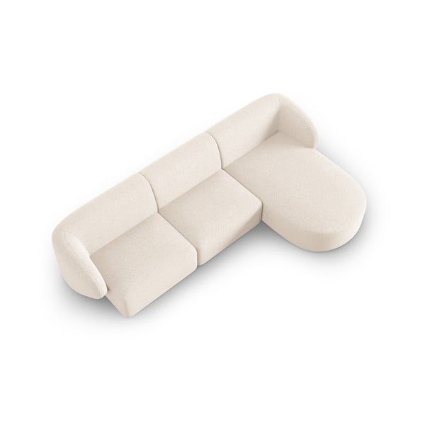 Krem kutna garnitura (s desnim kutom) Shane – Micadoni Home-image-3