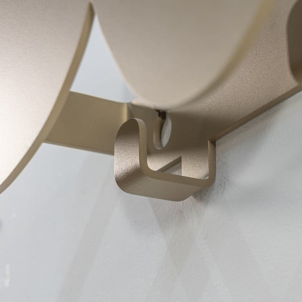 Bež metalna zidna vješalica 58 cm Tumulo – Spinder Design-image-4