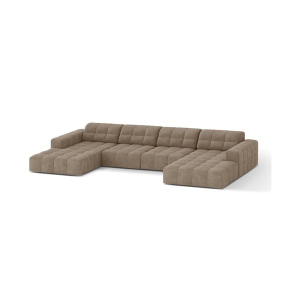 Bež kutna garnitura od šenila (u obliku slova "U") Chicago – Cosmopolitan Design-image-1