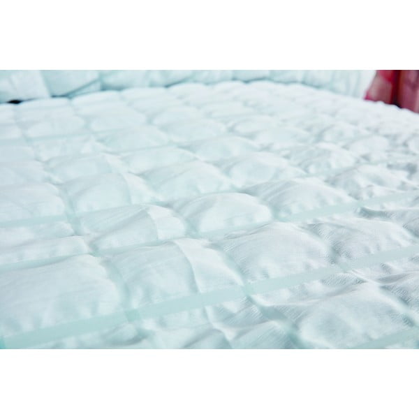 Svijetlo siva posteljina za krevet za jednu osobu od krepa 140x200 cm Naomi – My House-image-1