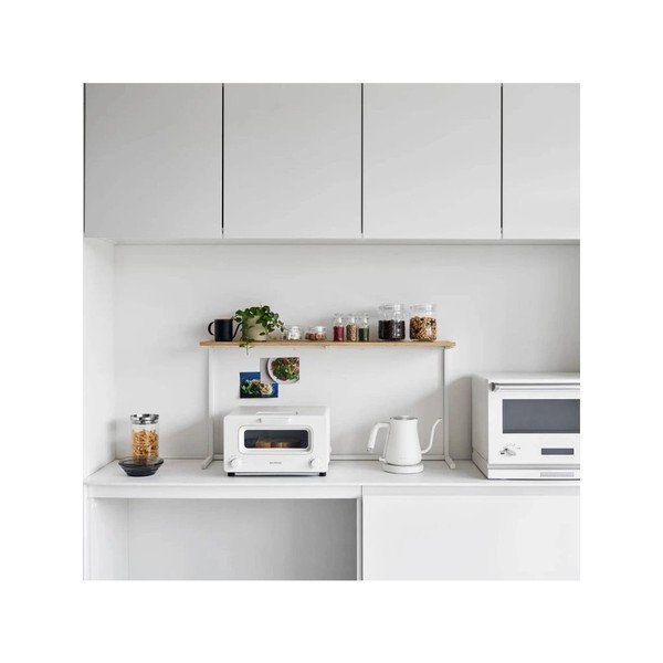 Bijela/u prirodnoj boji drvena dodatna kuhinjska polica 28,5x8,5 cm Tower – YAMAZAKI-image-4