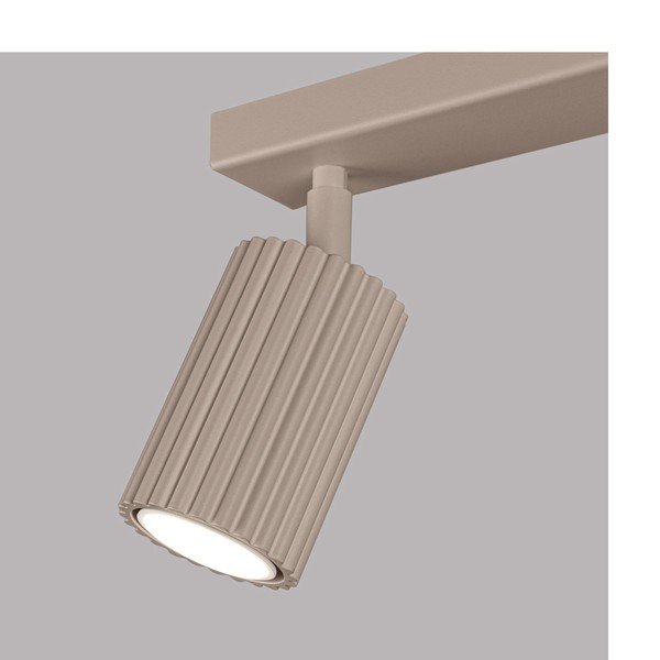 Smeđe-sivi metalni reflektor 6,5x30 cm Gleam – Sollux-image-3