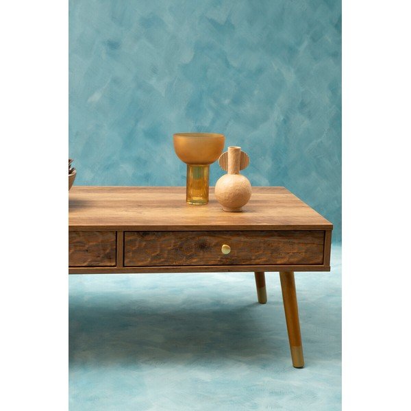 Stolić za kavu u tamnoj prirodnoj boji 59x110 cm Frida – Premier Housewares-image-3