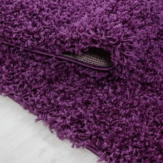 Tamno ljubičasti okrugli tepih ø 200 cm Life – Ayyildiz Carpets