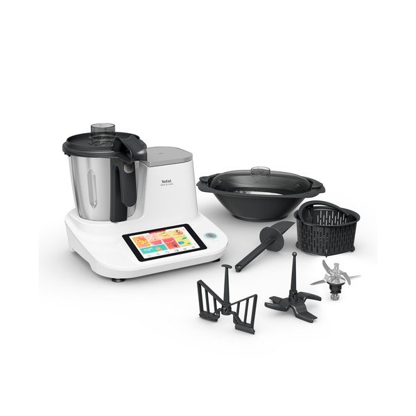 Kuhinjski robot u bijelo-srebrnoj boji Click and Cook - Tefal-image-3