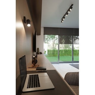 Crn zidna lampa Etna Sollux