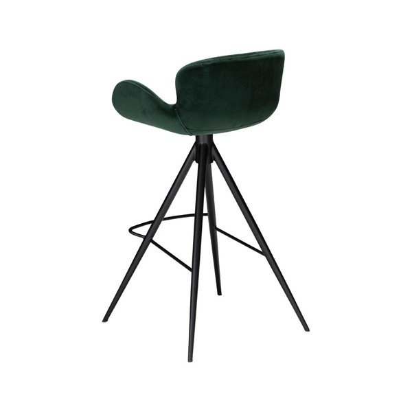 Tamnozelena barska stolica DAN – FORM Denmark Gaia Velvet, visina 98 cm-image-3