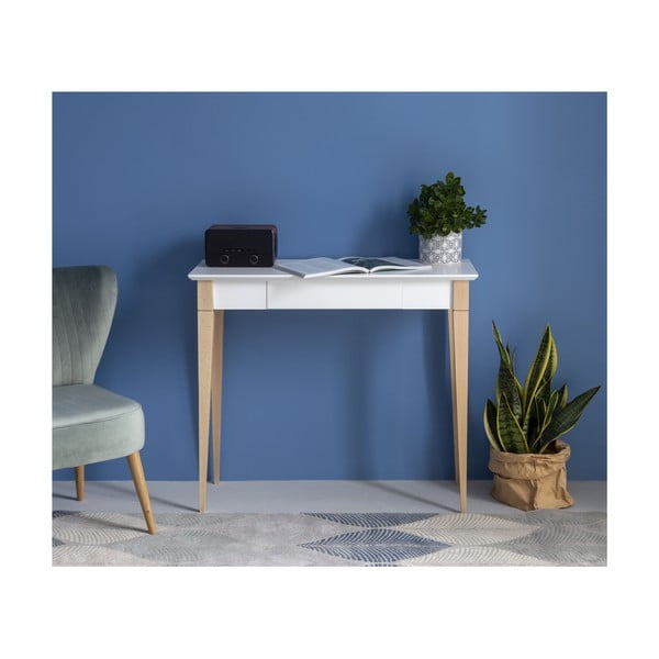 Bijeli radni stol Ragaba Mimo, dužina 85 cm-image-1