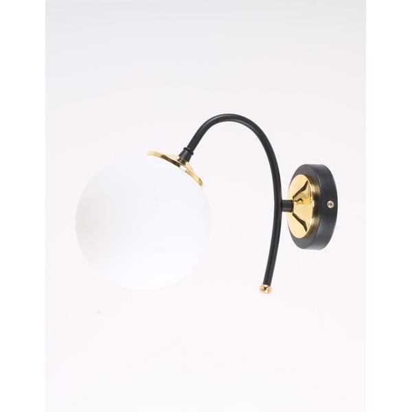 Bijela/crna zidna lampa ø 15 cm Yoyo – Squid Lighting-image-3
