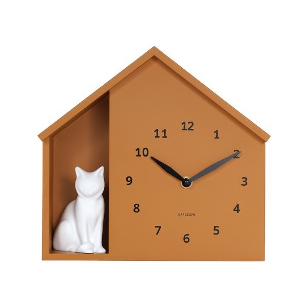 Zidni sat Sitting Cat – Karlsson