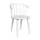 Bijela stolica za blagovaonicu od gumenog drveta Rowico Carmen