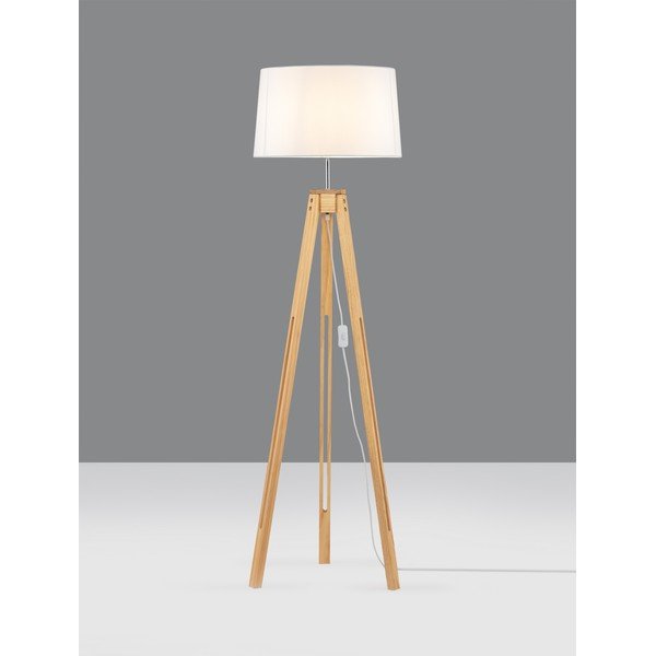 Bijela/u prirodnoj boji stojeća svjetiljka (visina 145 cm) Leroy – Nova Luce-image-4