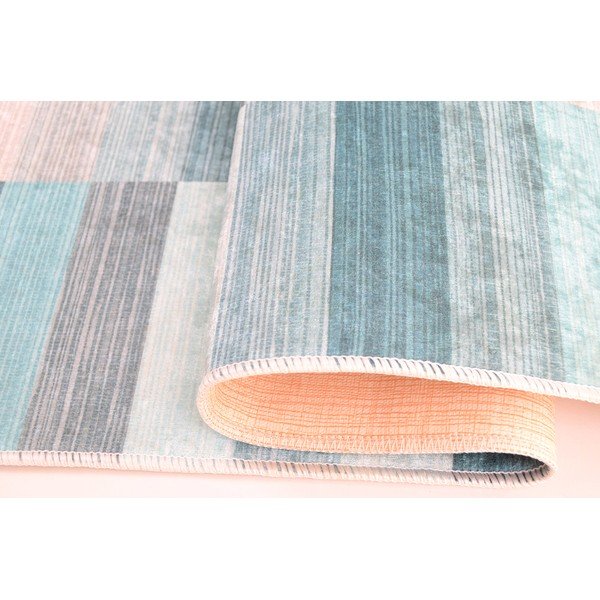 Plavi periv tepih 50x80 cm Hali – Vitaus-image-2