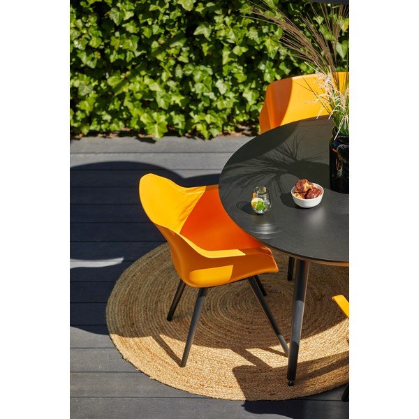 Crni vrtni stol Hartman Sophie, ø 128 cm-image-3