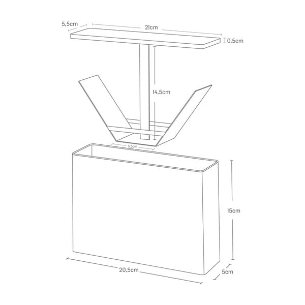 Posuda za filter kave Tosca - YAMAZAKI-image-4